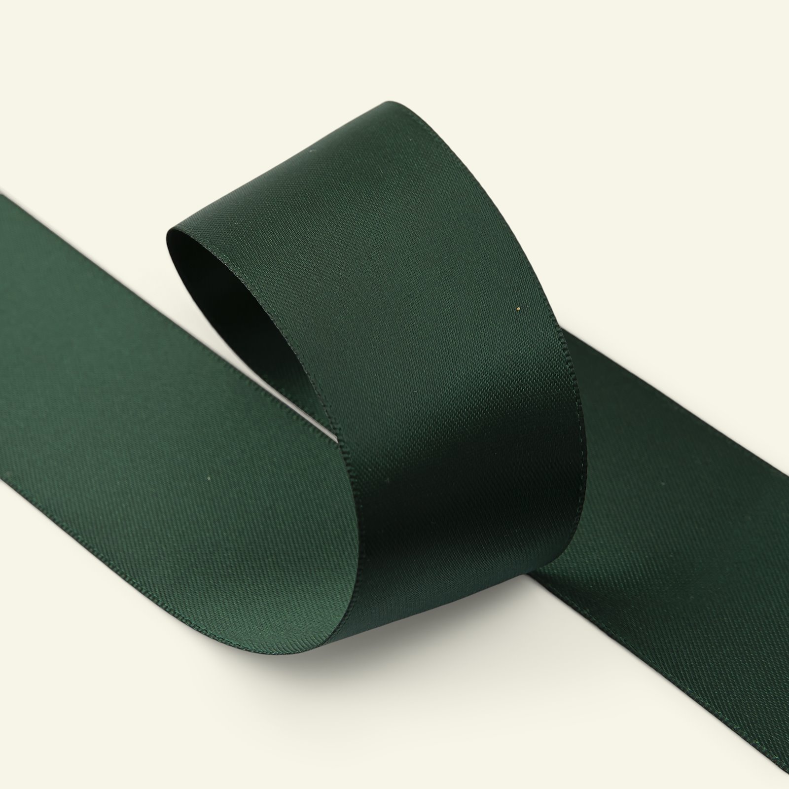 Satin ribbon 38mm dark green 25m 27527_pack