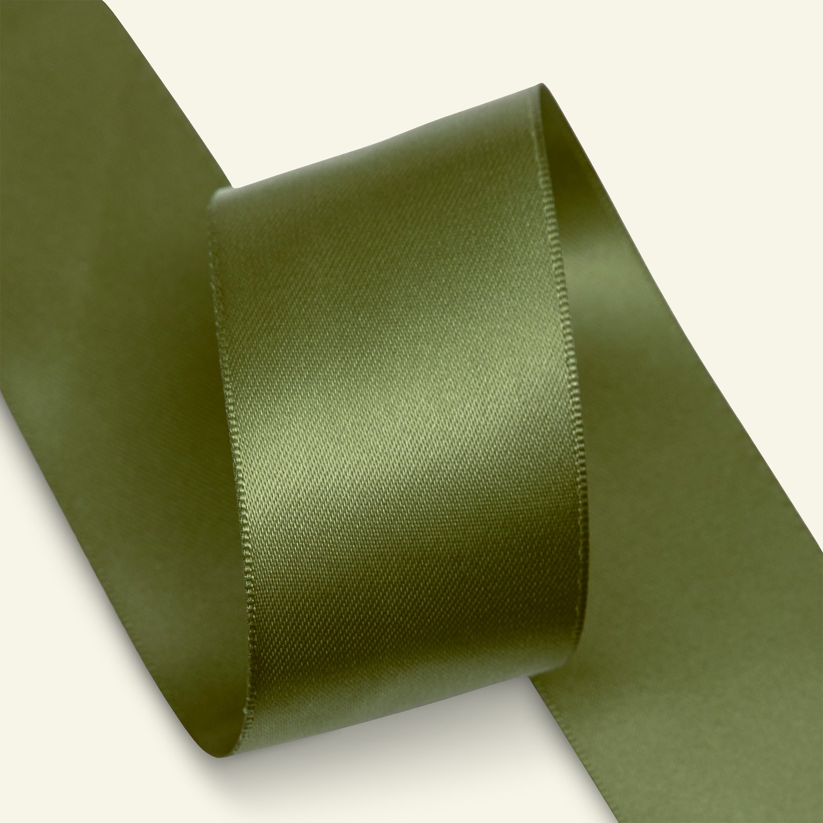 Satin ribbon 38mm light army green 25m 27534_pack