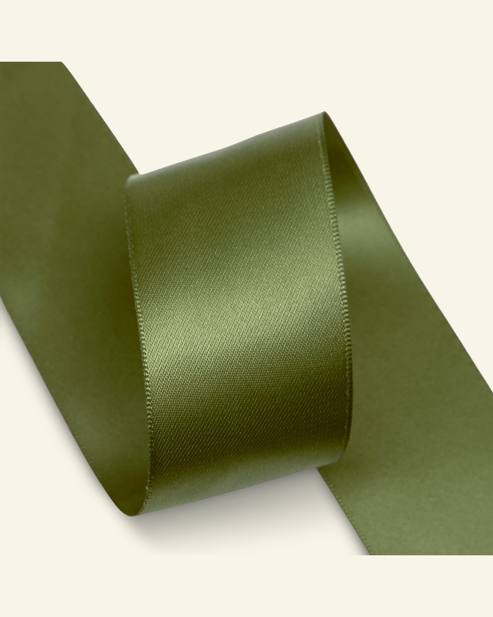 Satin ribbon 38mm light army green 5m 27434_pack
