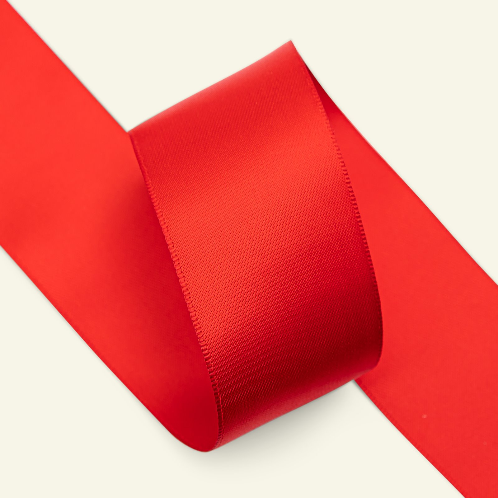 Satin ribbon 38mm red 25m 27511_pack