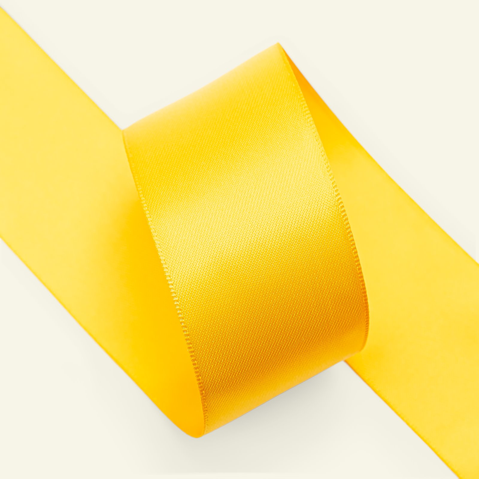 Satin ribbon 38mm yellow 5m 27405_pack