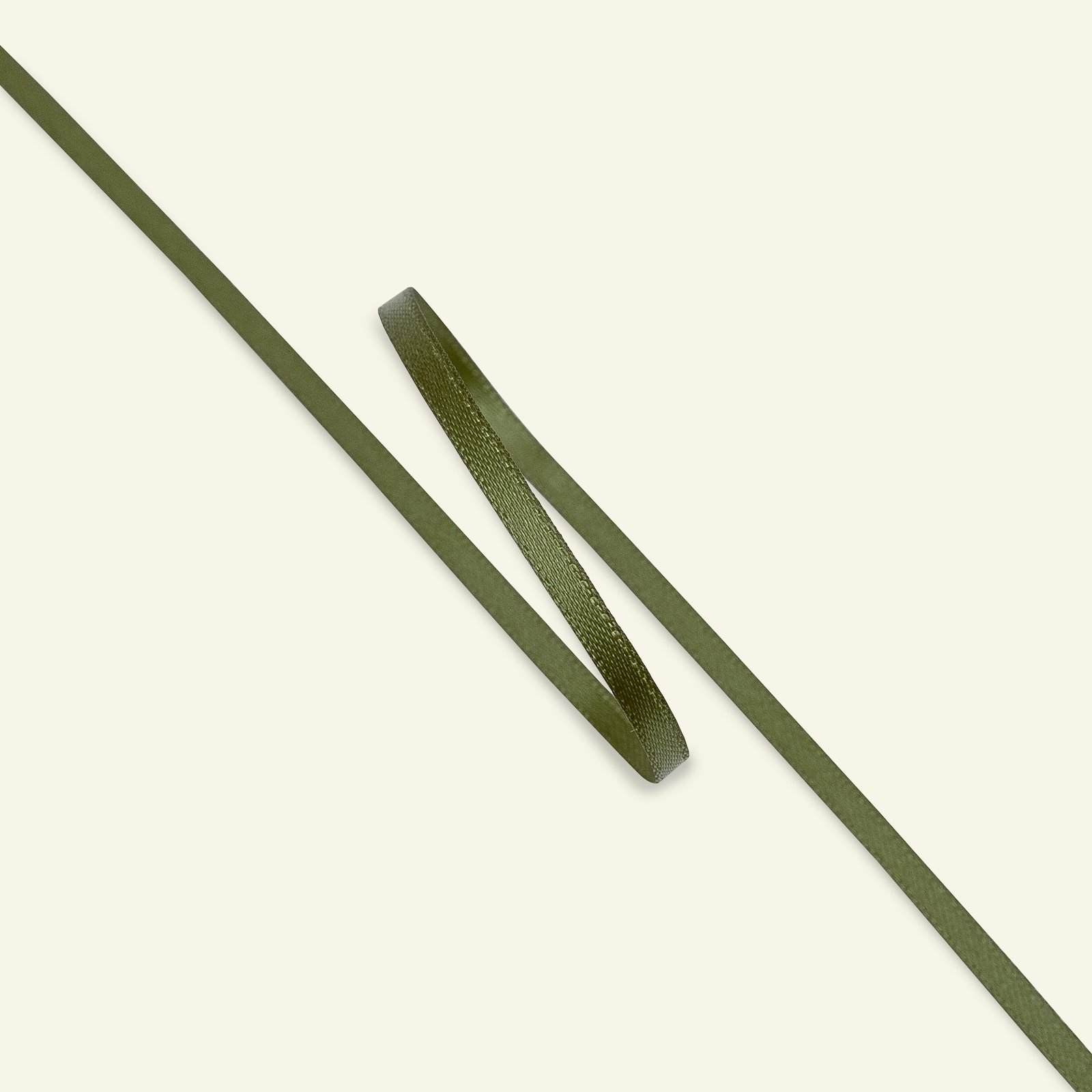 Satin ribbon 3mm light army green 10m 27034_pack