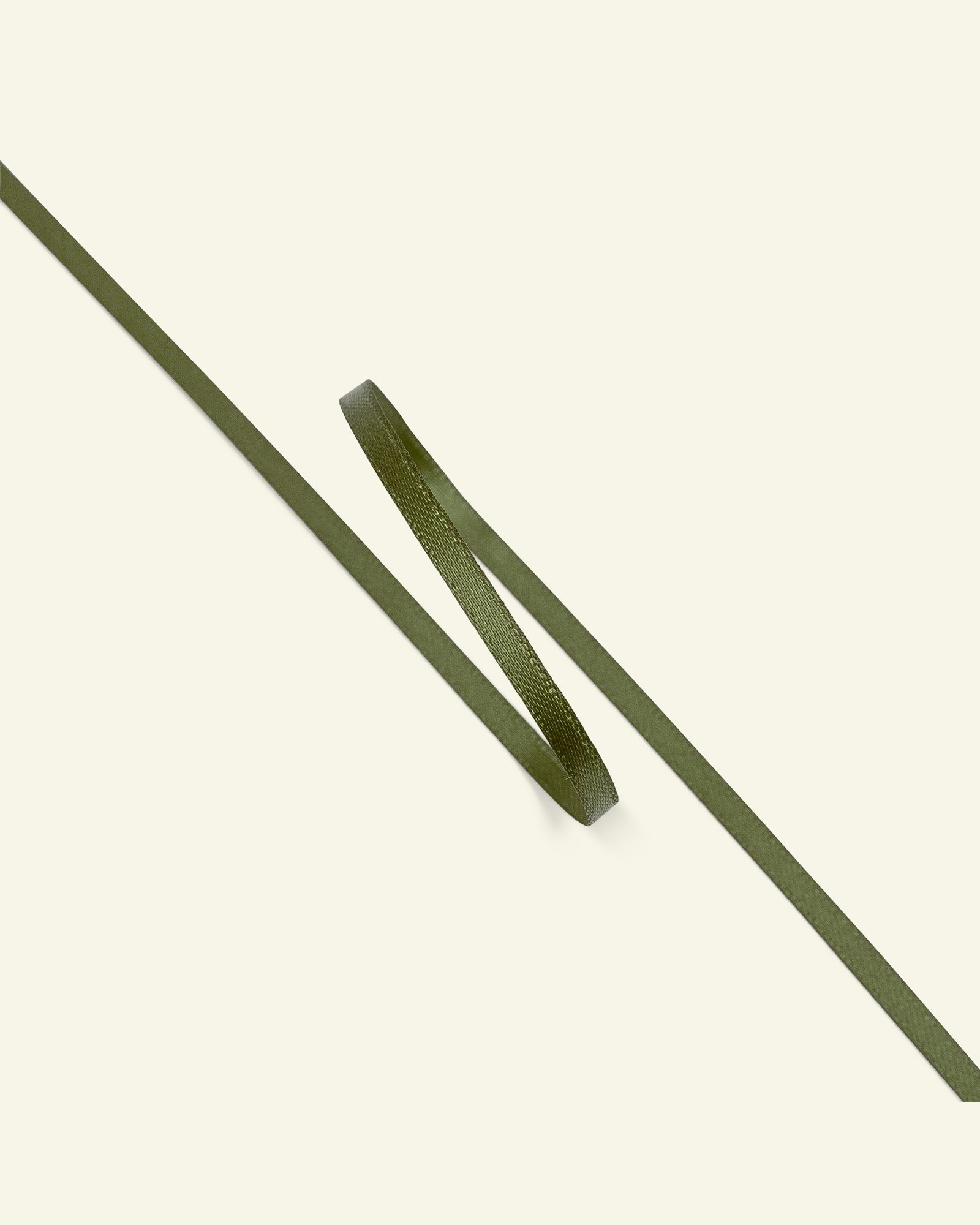 Satin ribbon 3mm light army green 25m 27134_pack