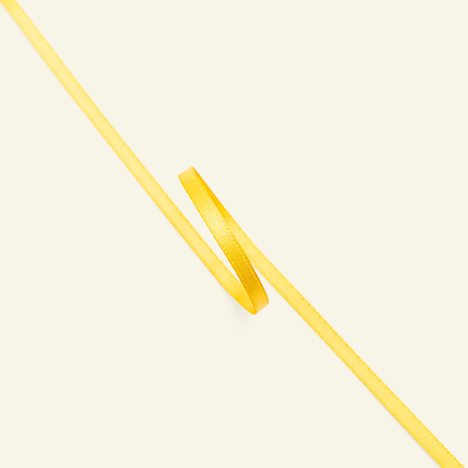Satin ribbon 3mm yellow 25m 27105_pack