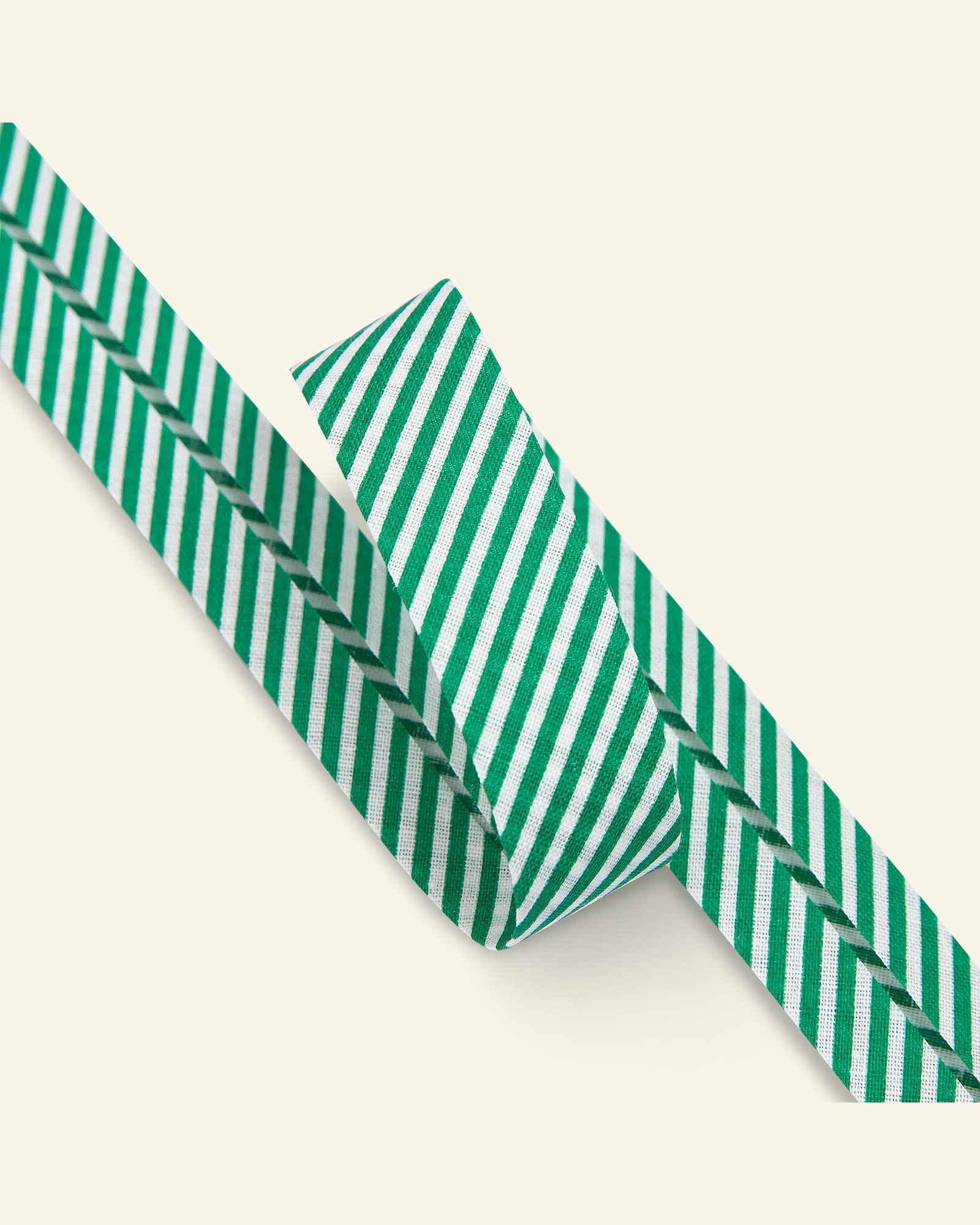 Schrägband gestr. 20mm Grün/Weiß, 3m 64107_pack