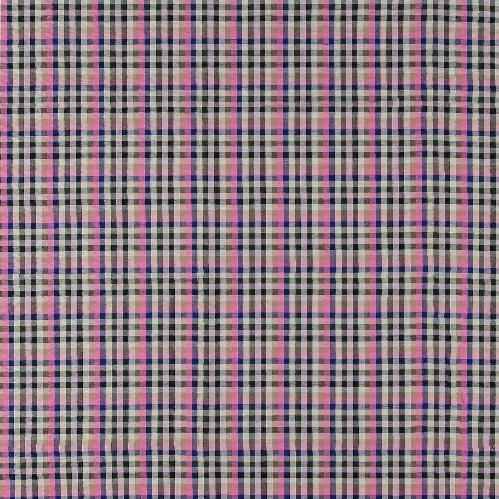 Seersucker pink/sand yarn dyed check 580039_pack_sp