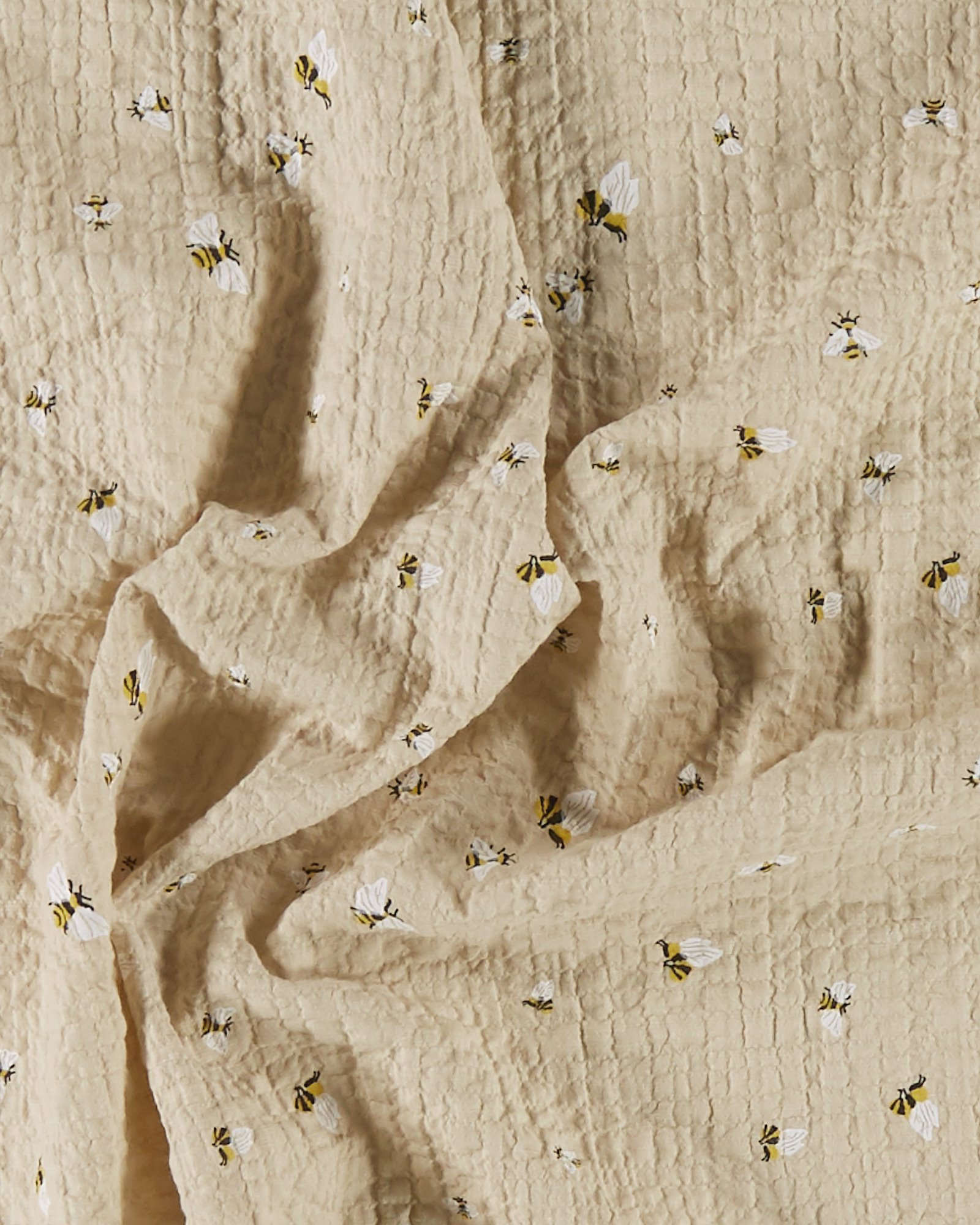 Seersucker sand mit Bienen 580118_pack