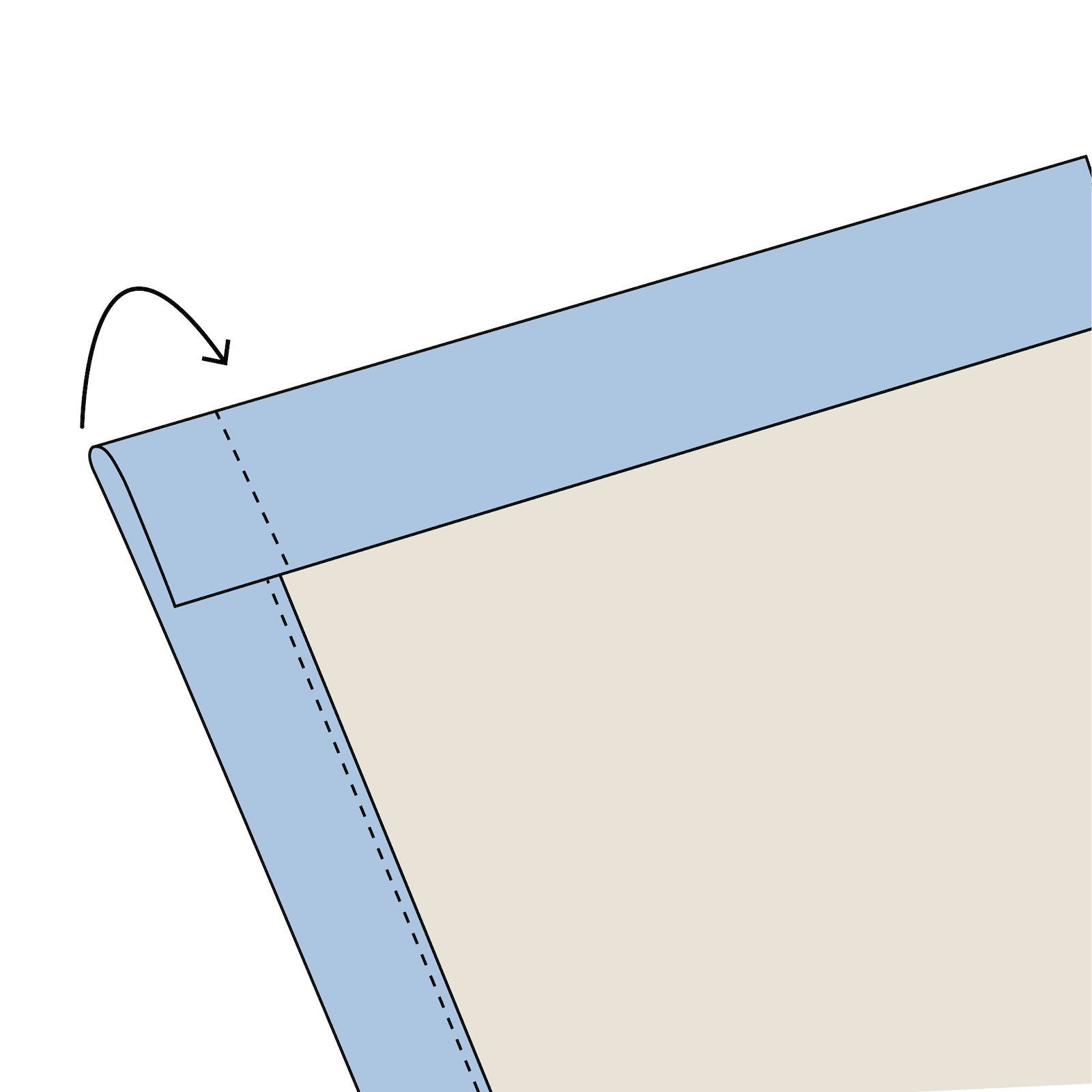 Selber nähen: Vorhang mit Falten DIY8046_step3.jpg