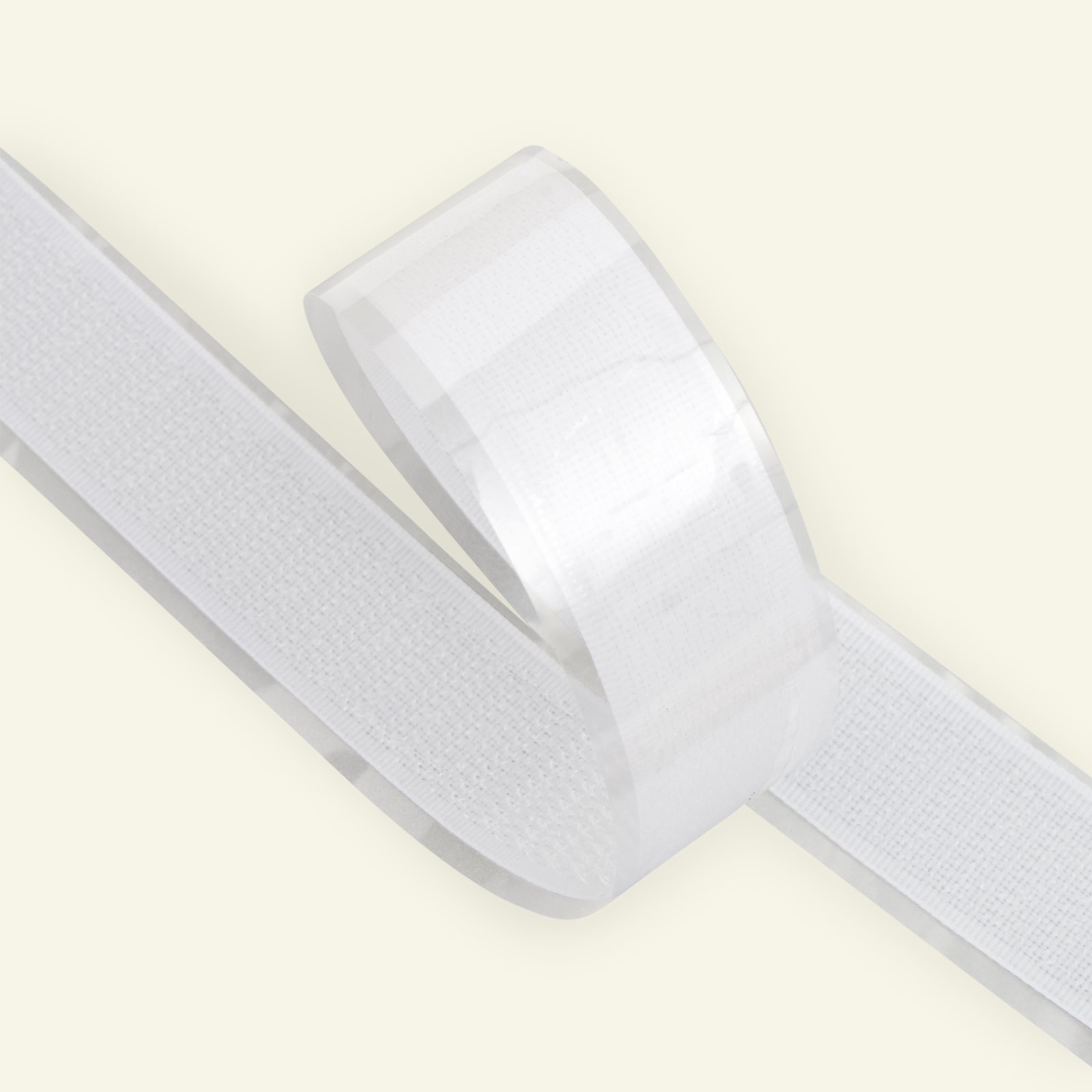 Self-adhesive Hook tape 20mm white 25m 30200_pack