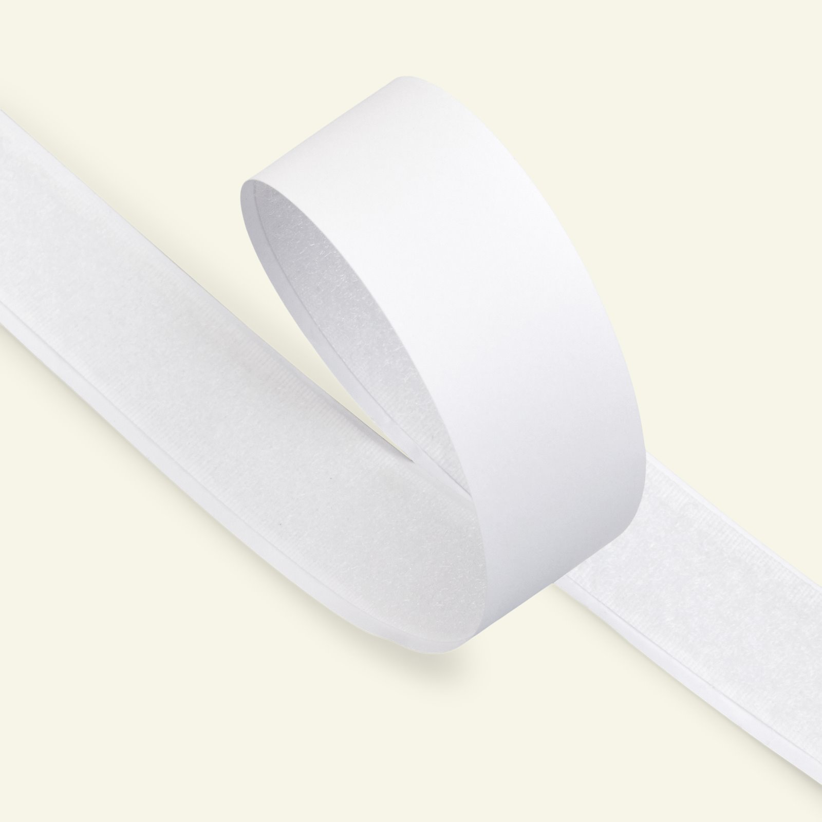 Self-adhesive Loop tape 20mm white 25m 30202_pack