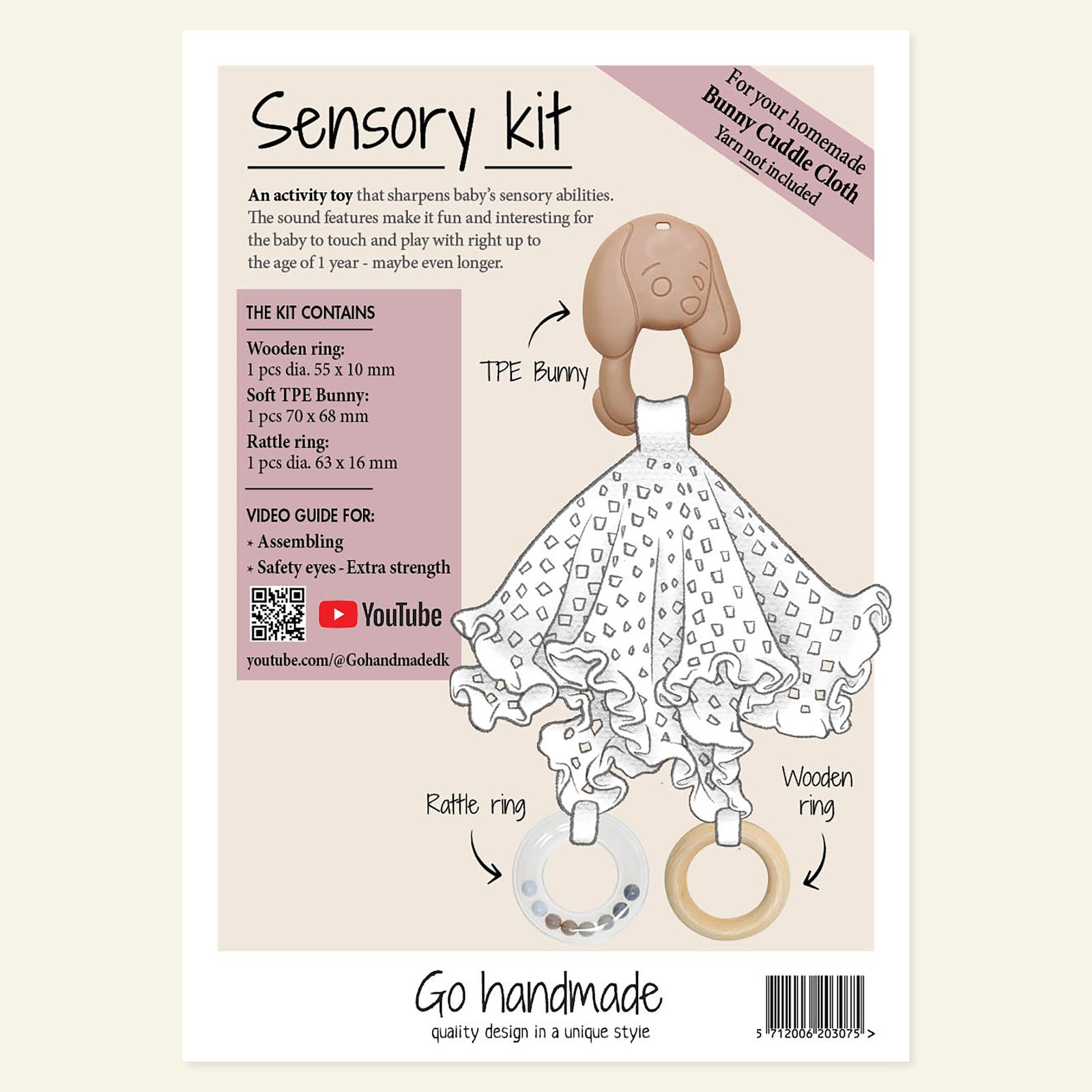 Sensory kit - Bunny cuddle cloth 39224_pack_b