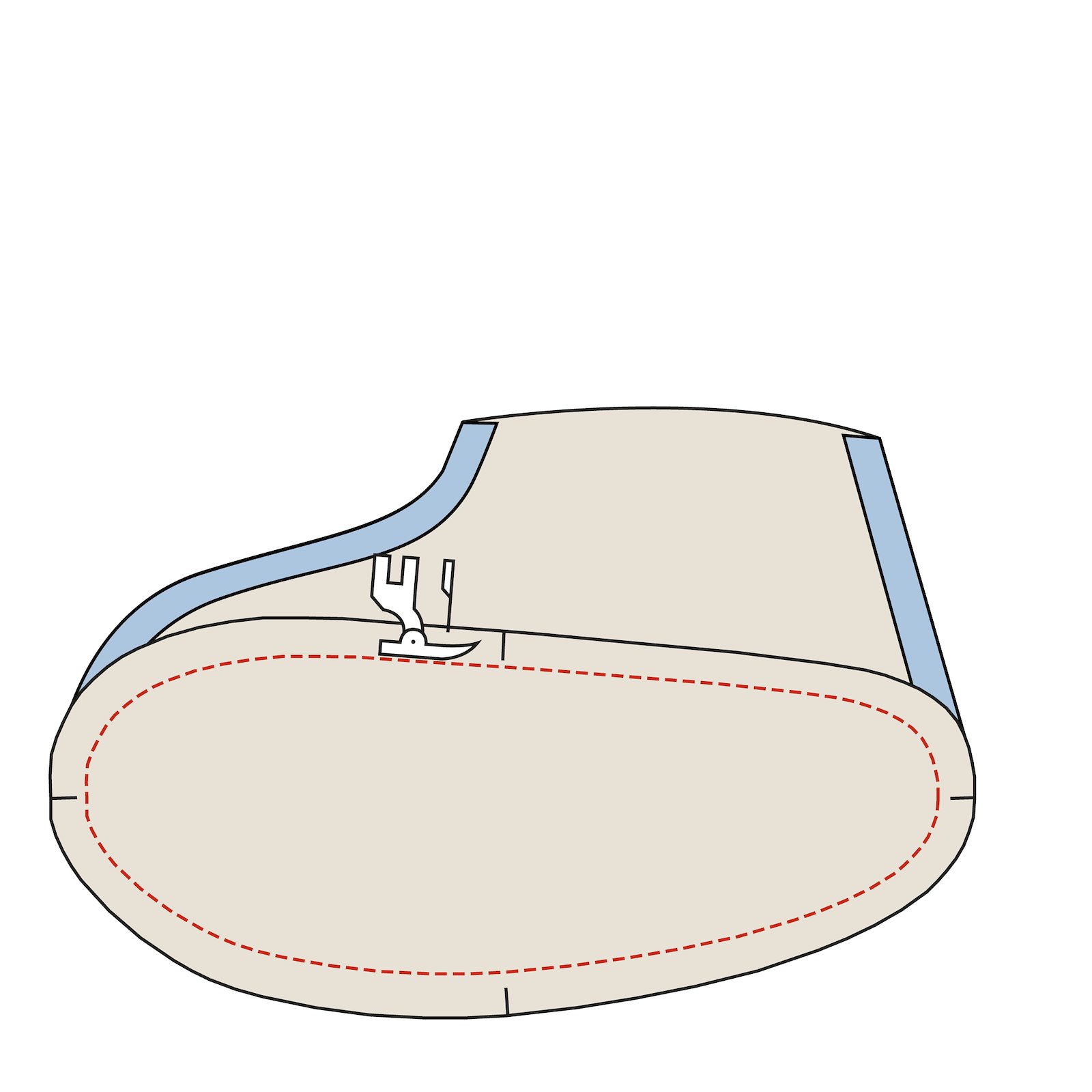 Sewing pattern: Adult Slippers DIY2315_step4.jpg