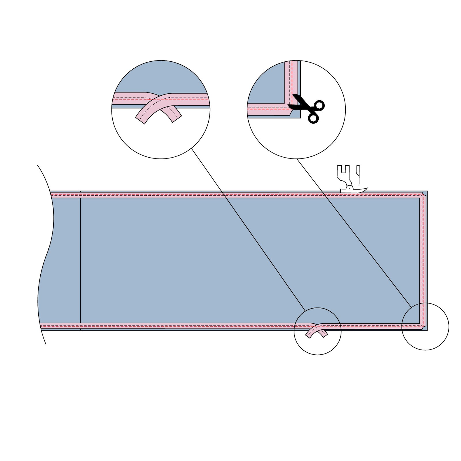 Sewing pattern: Crib bumper Diy3004-step.jpg