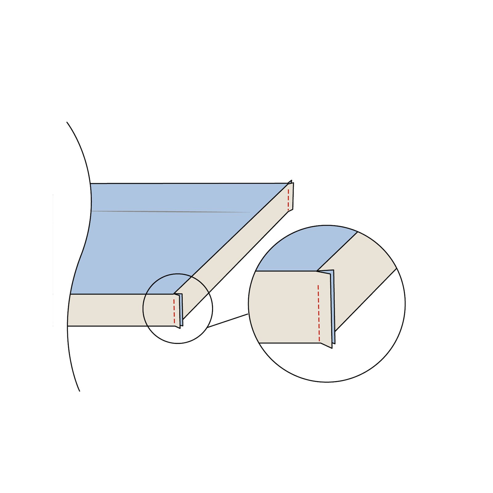 Sewing pattern: Crib bumper Diy3004-step3.jpg