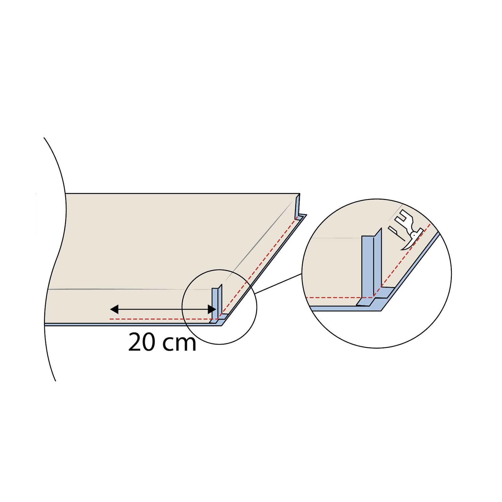 Sewing pattern: Crib bumper Diy3004-step4.jpg