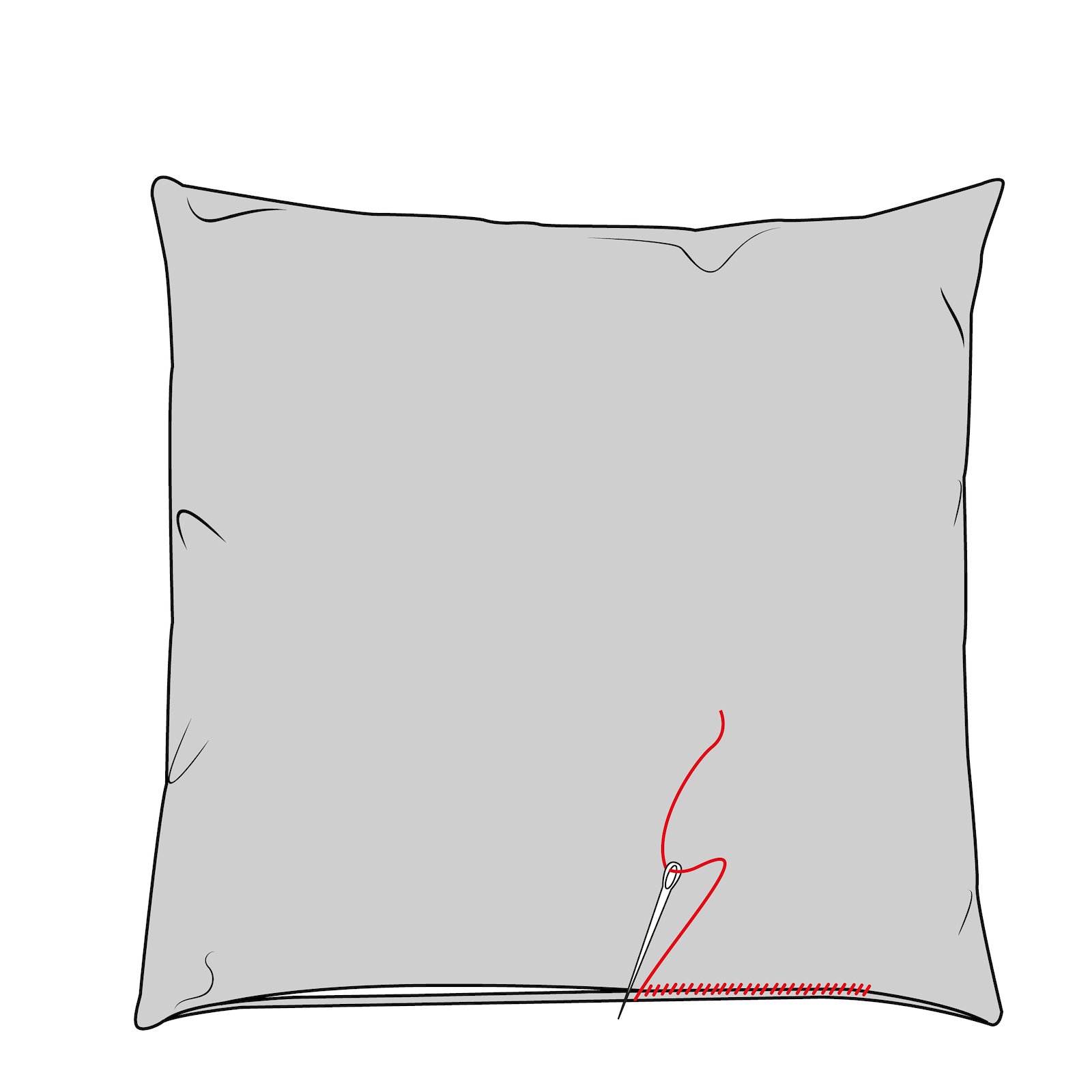 Sewing pattern: Cushion Cover DIY8038-step4.jpg