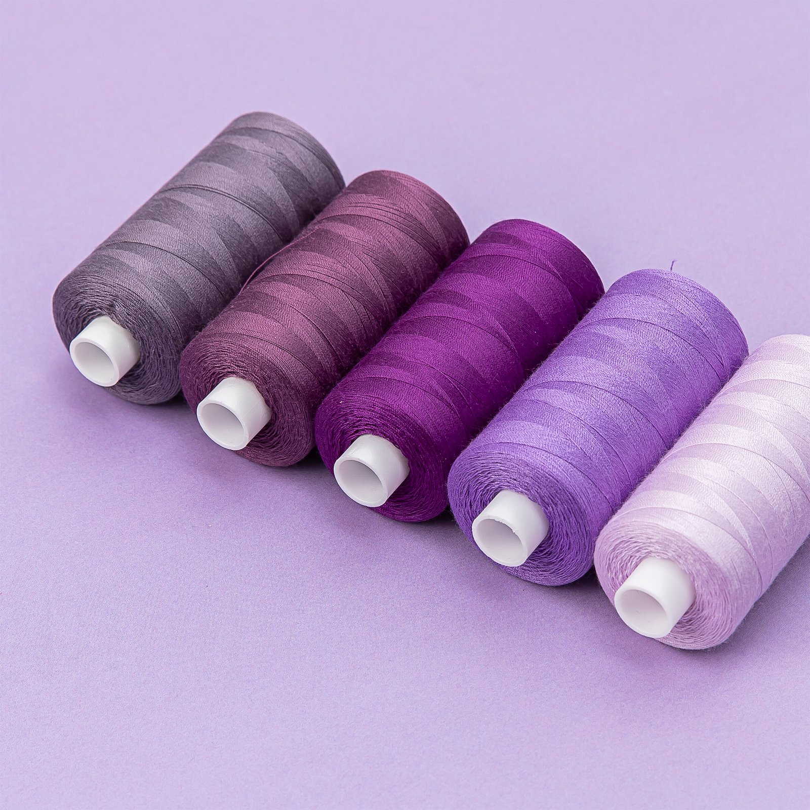 Sewing thread lilac 1000m 12048_12069_12089_12070_12108_bundle