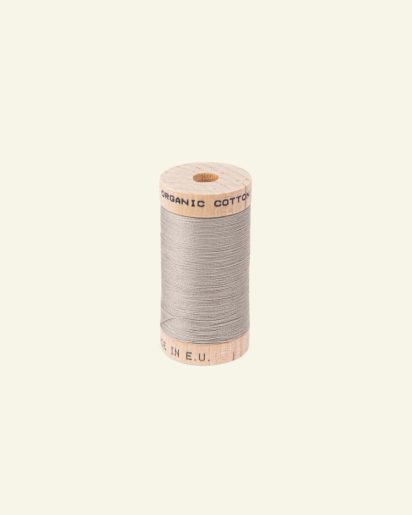 Sewing thread organic cotton ltgrey 100m 18040_pack
