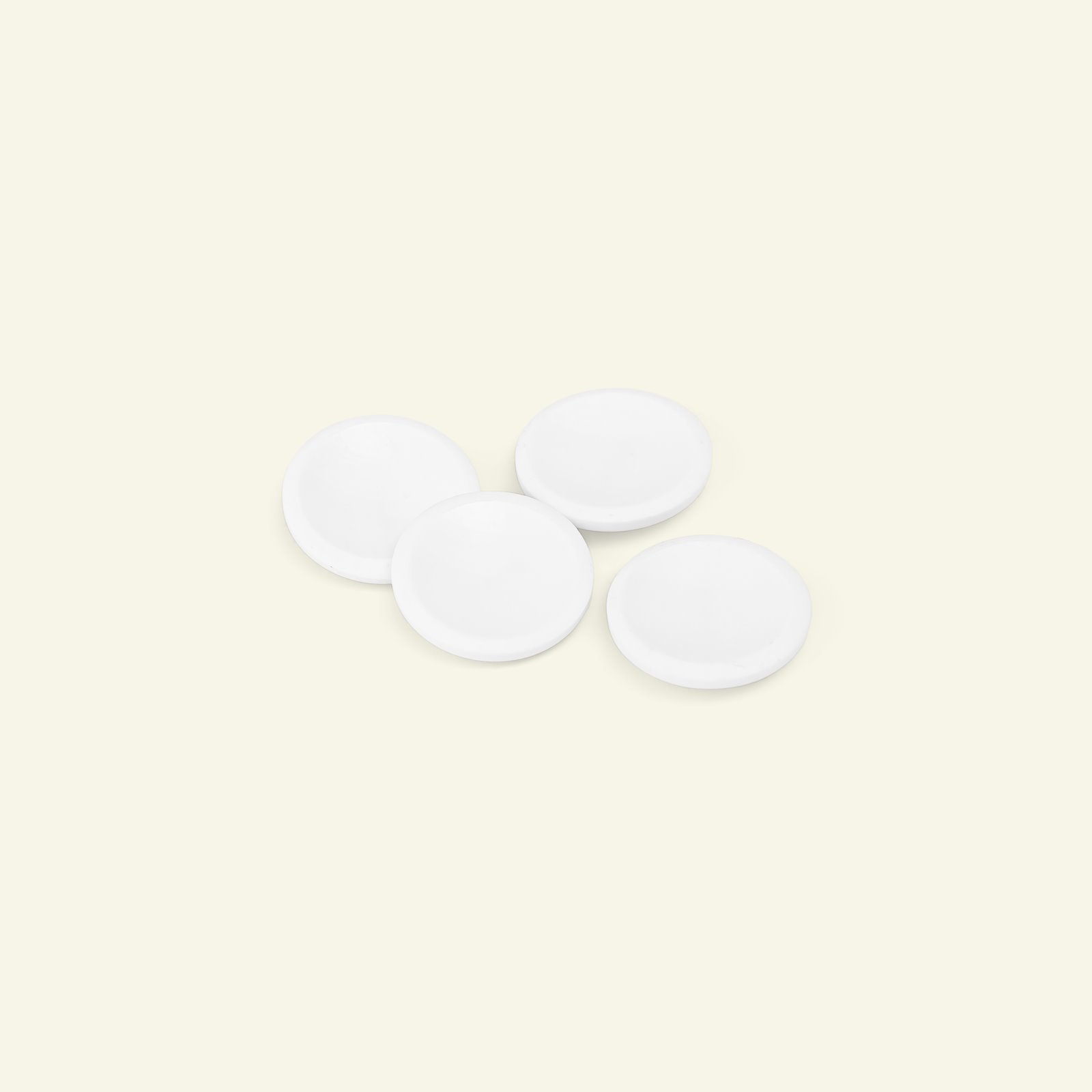 Shank button 20mm white 4pcs 33076_pack