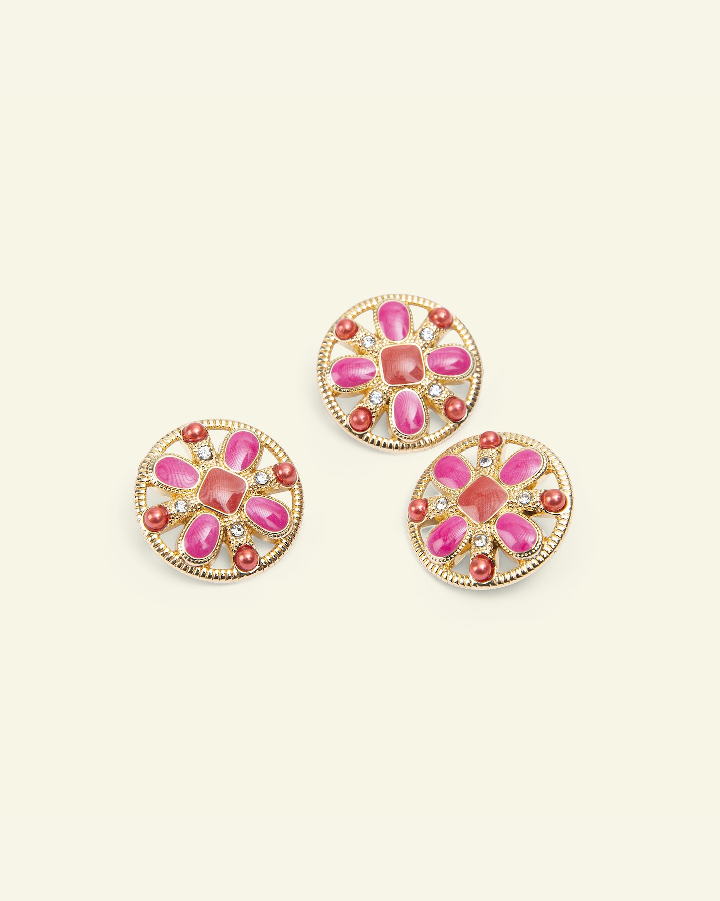 Shank button 23mm pink/red/gold 3pcs 33806_pack.png