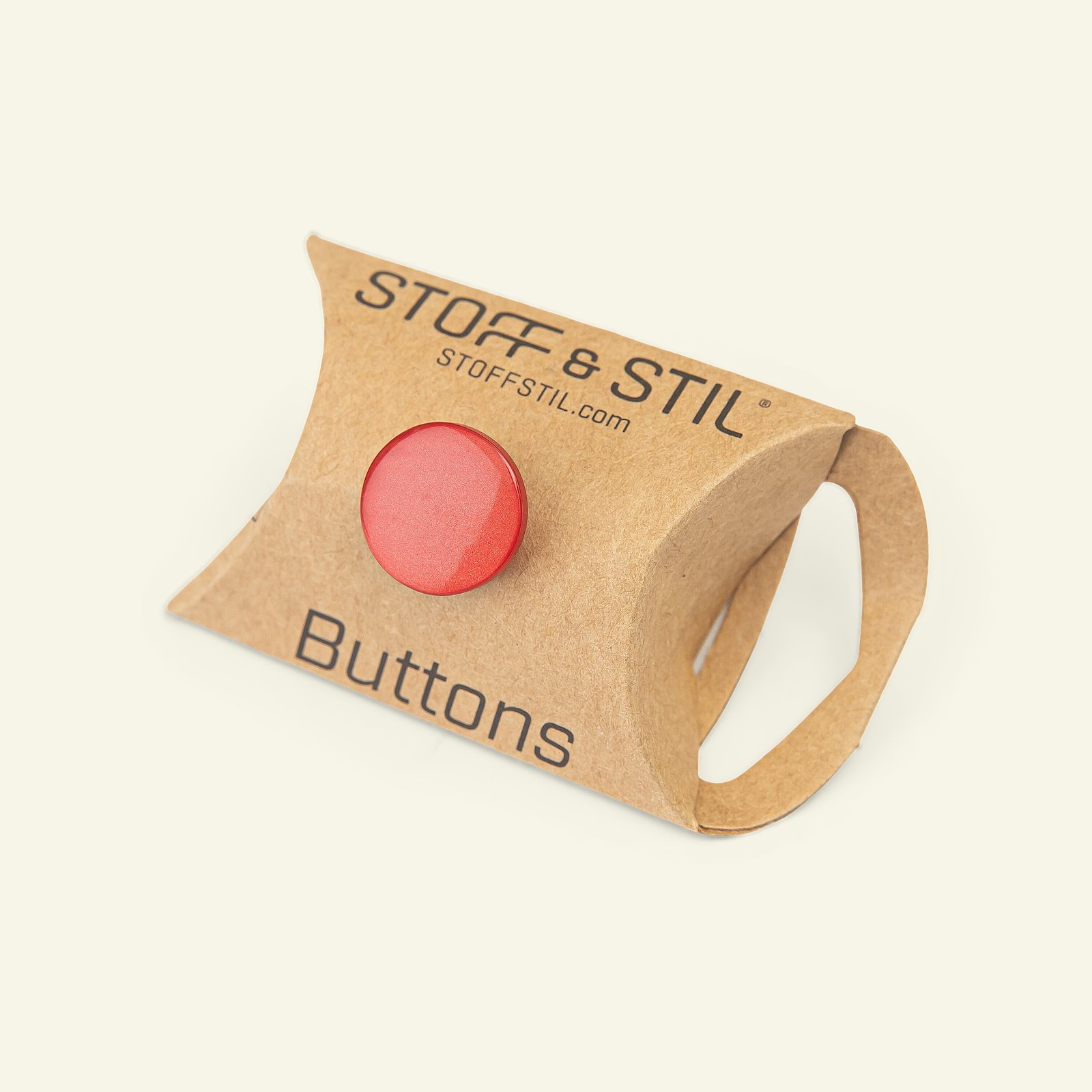 Shank button shiny 15mm red 6pcs 33336_pack_b