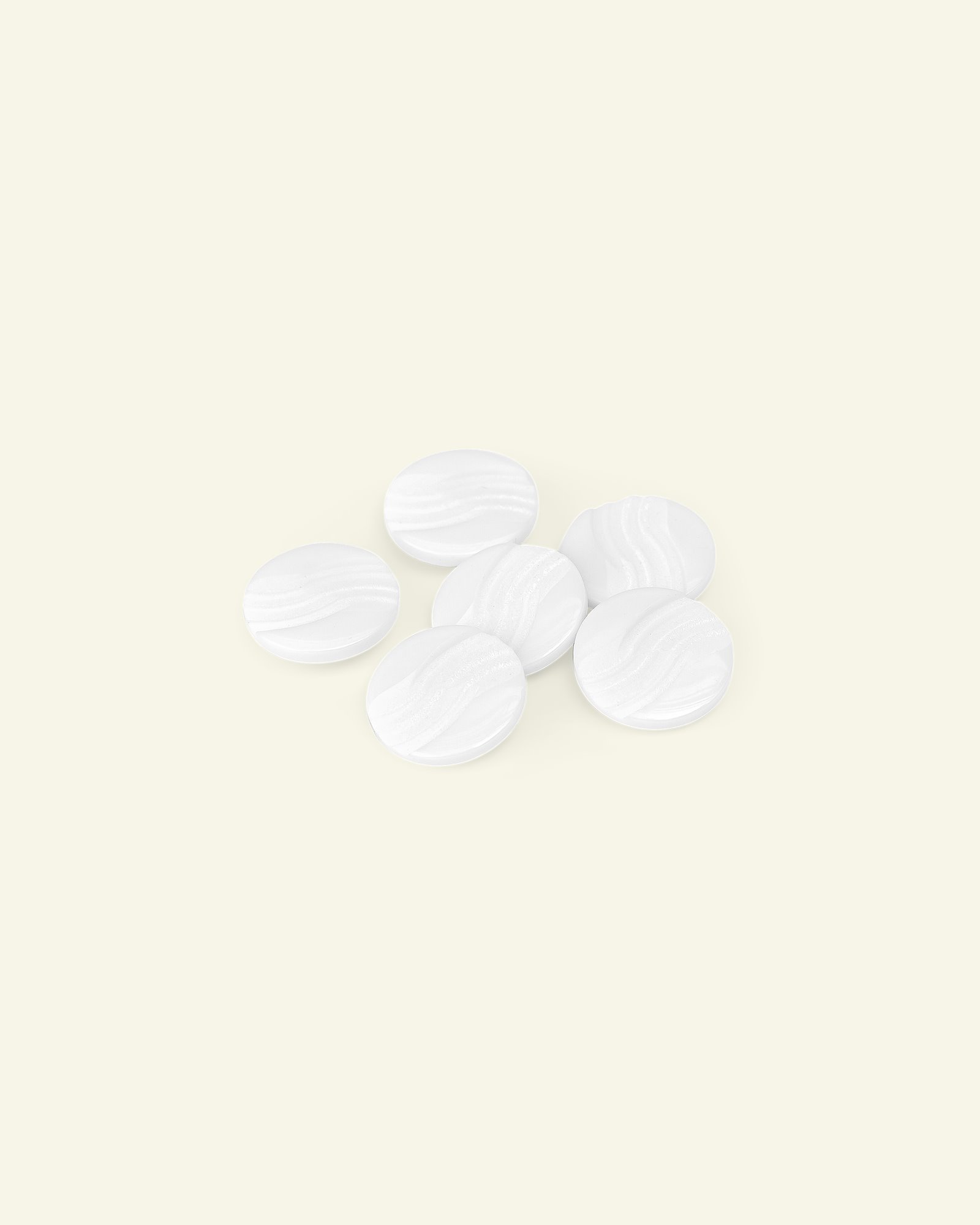 Shank button waves 18mm white 6pcs 33081_pack