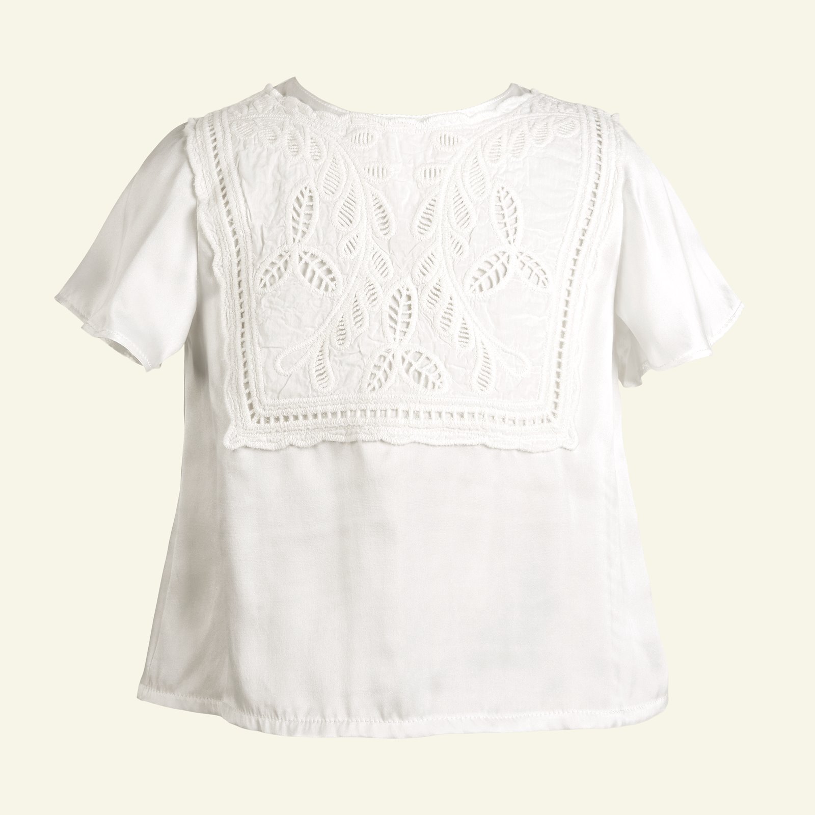 Shirt yoke cotton 32x29 cm white 1pcs p63066_530418_94462_sskit