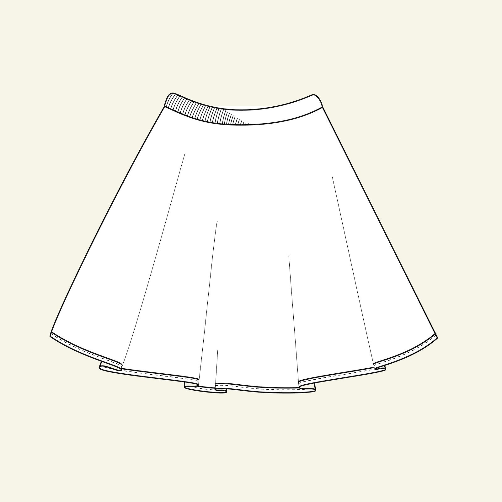 Skirt circular, 110/5y p61019_pack