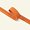 Skråbånd bomuld 18mm orange 5m