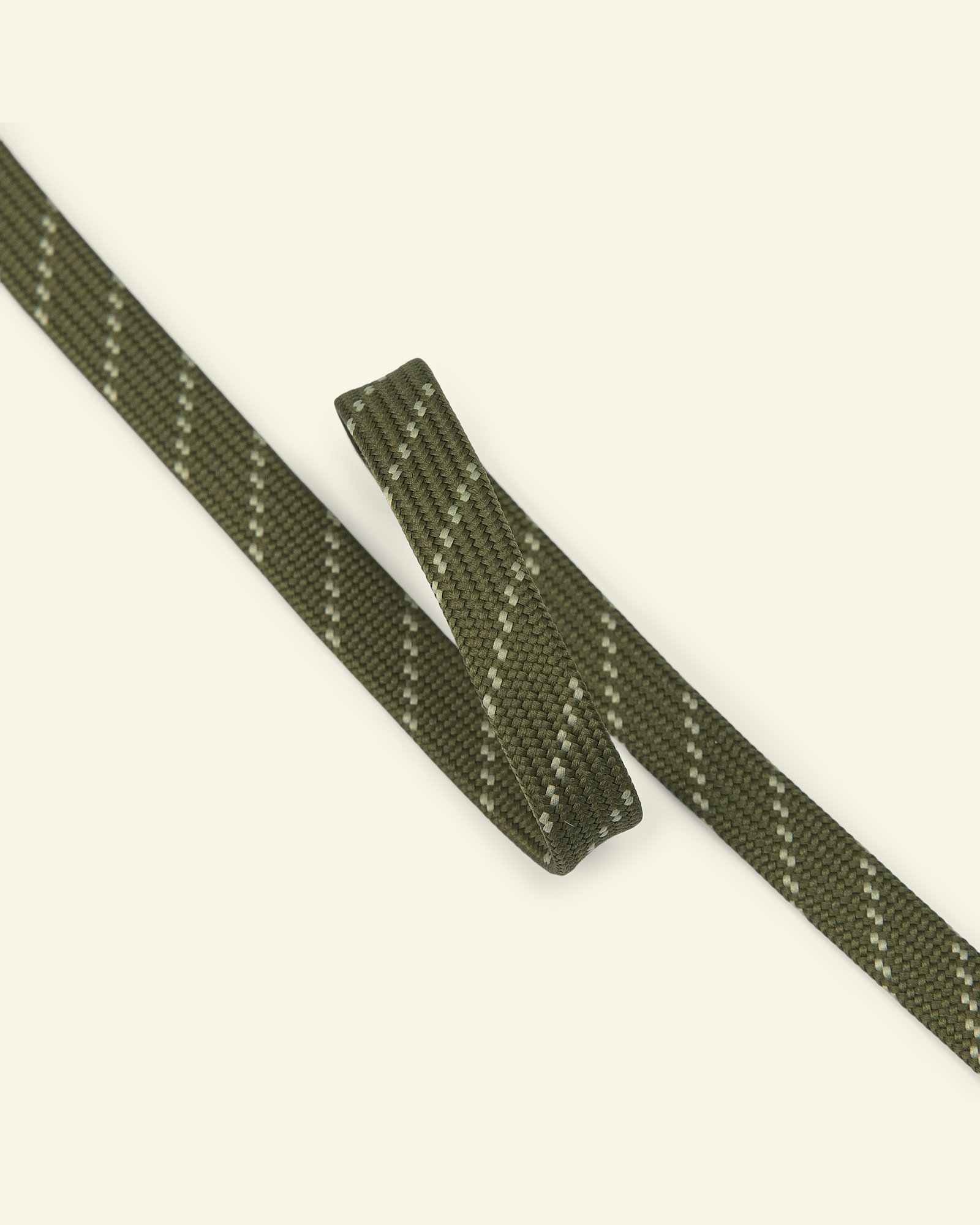 Slangebånd 10 mm grønt/naturligt, 2 m 22426_pack