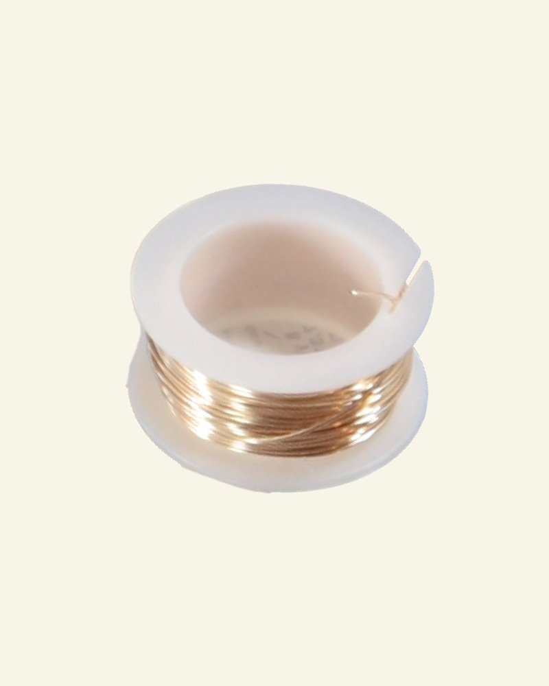 Smycke wire 0,41mm guldfärgad 13,7m 93504_pack