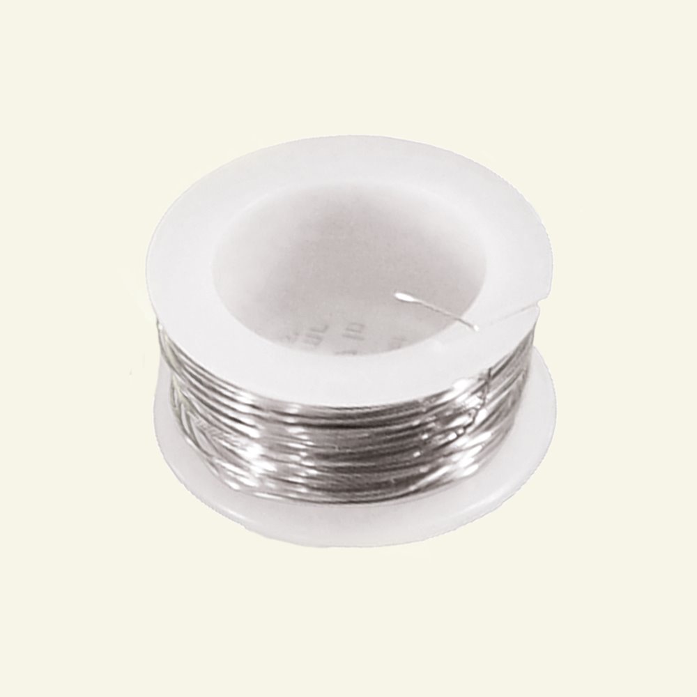 Smycke wire 0,64mm silverfärgad 7,3m 93507_pack
