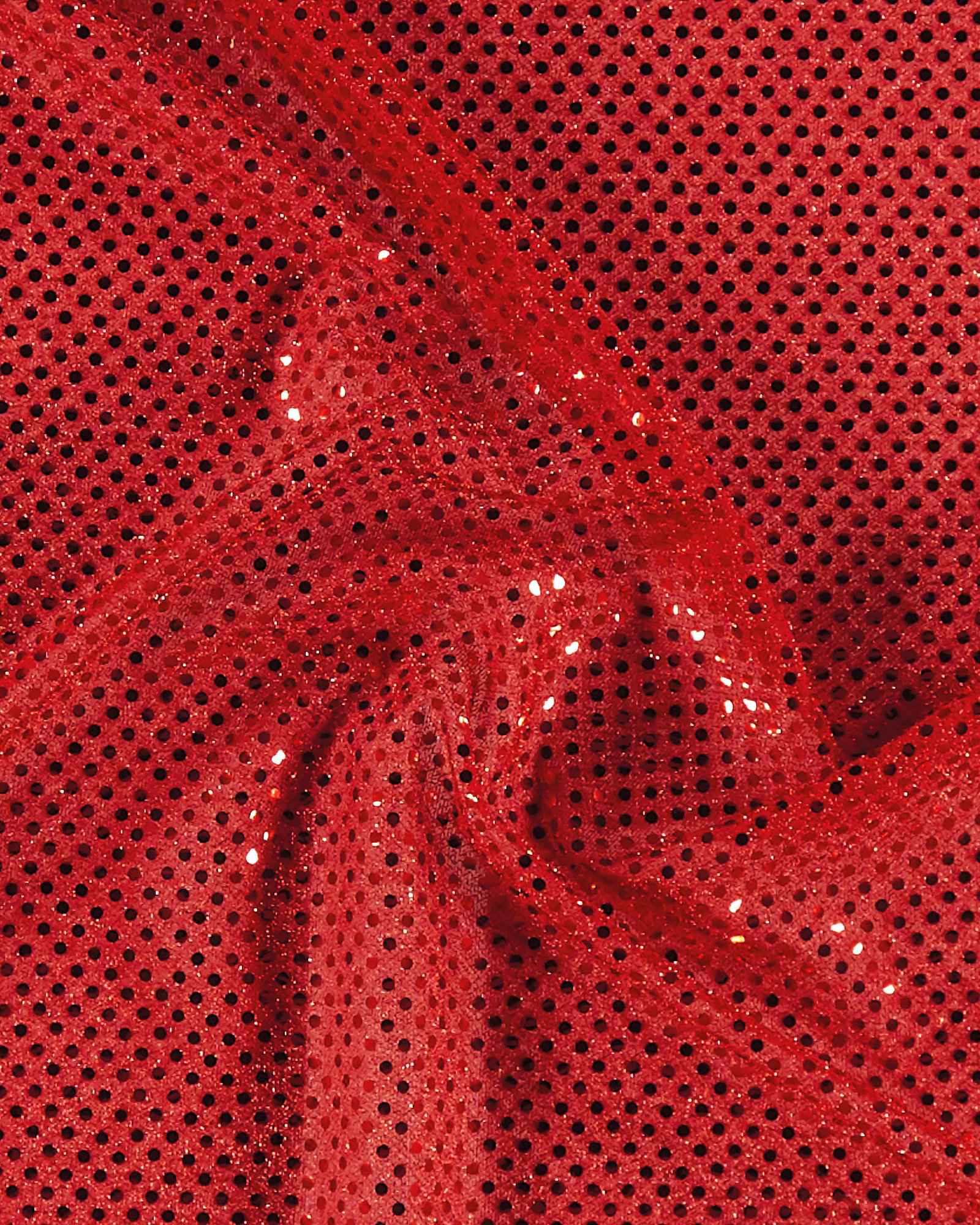 Stickad foil paljetter röd 3mm 200134_pack