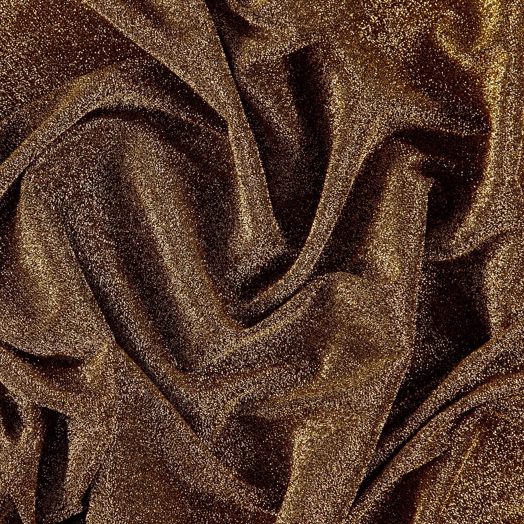 Billede af Stretch crepe jersey med guld lurex