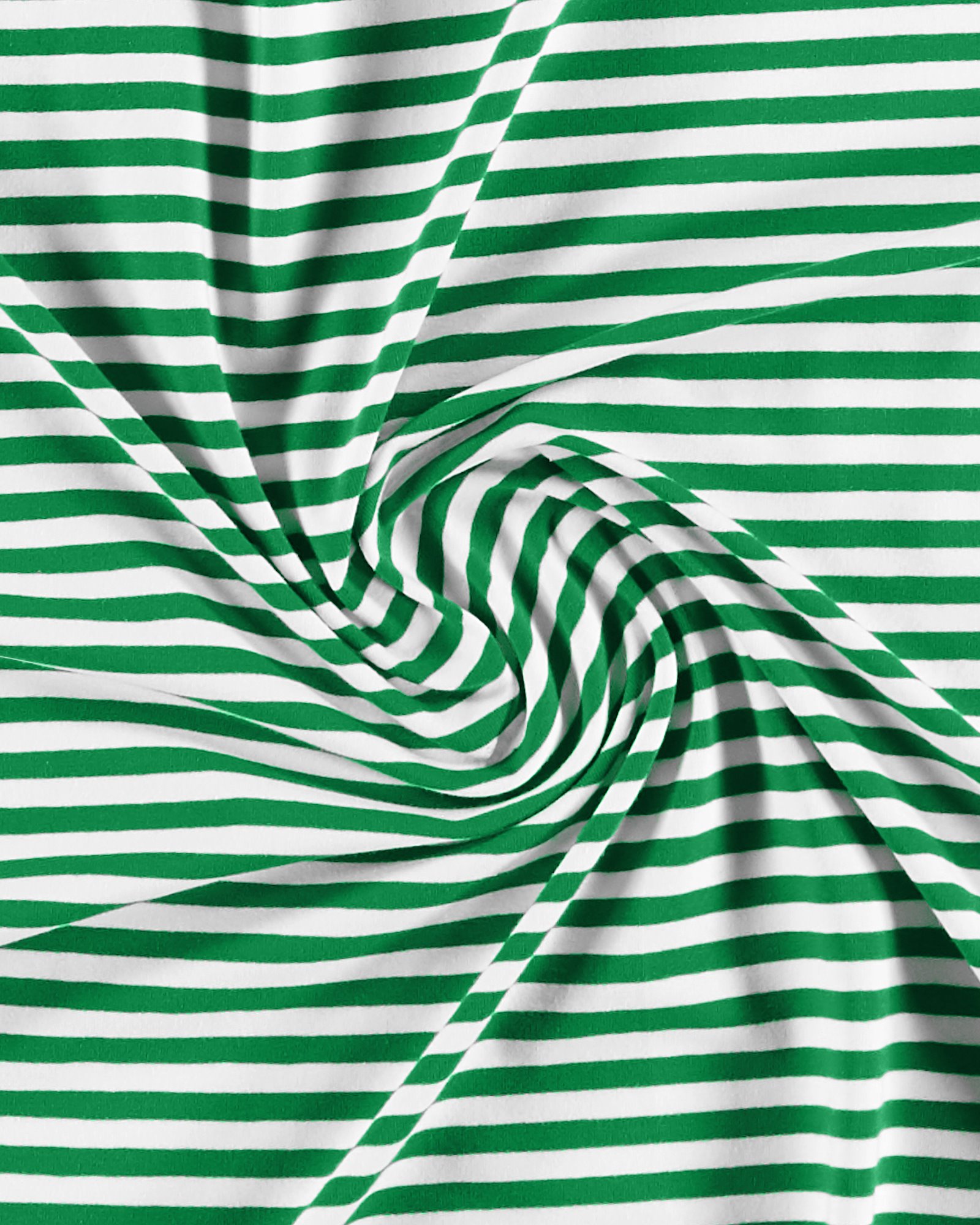 Stretch jersey green/white YD stripe 273307_pack