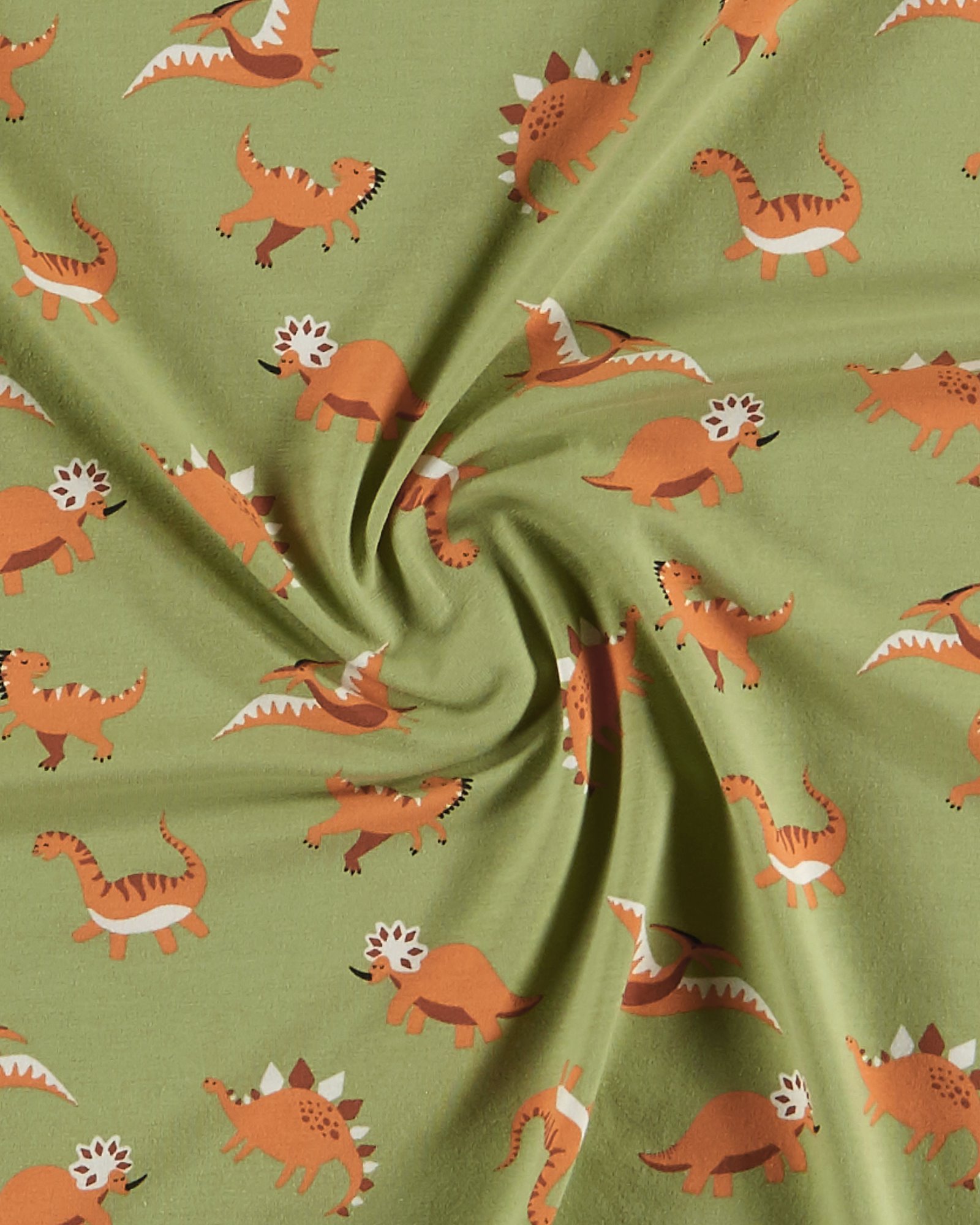Stretch jersey sage with dinosaur 273129_pack