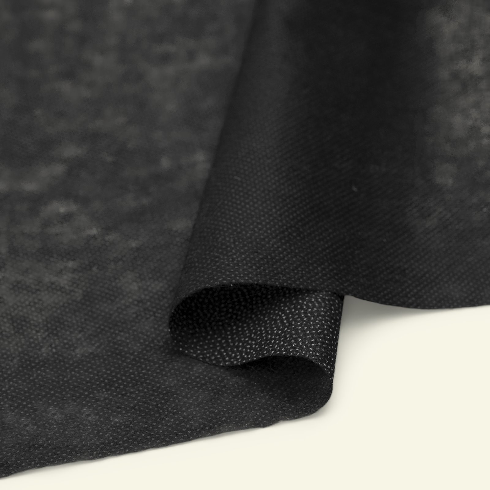 Stretch knitted interlining black w/glue 9563_pack