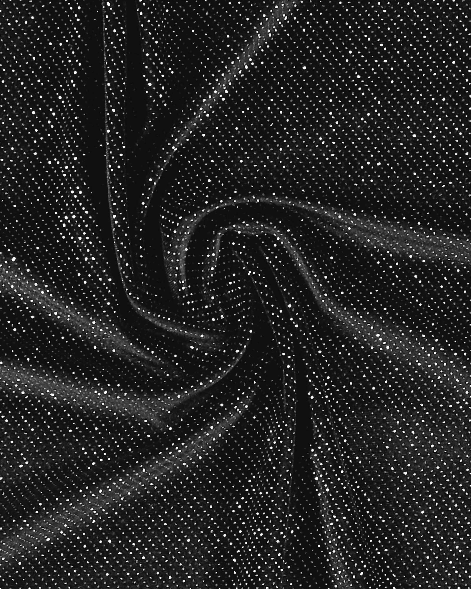 Stretchjersey svart med silver glitter 273096_pack