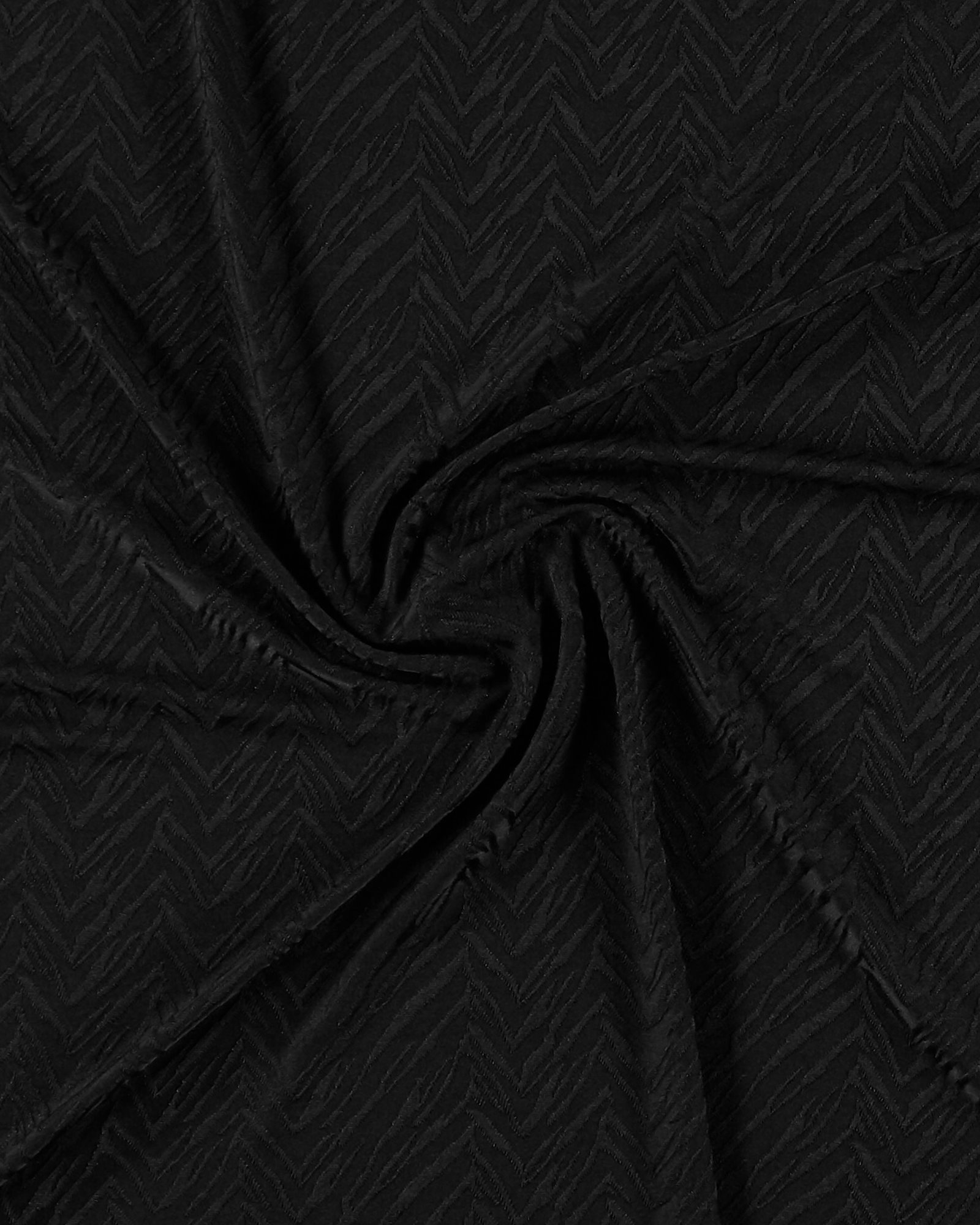 Stretchjersey svart med struktur 273445_pack