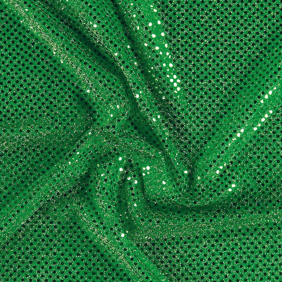 Billede af Strik med folie pailletter grøn 3mm