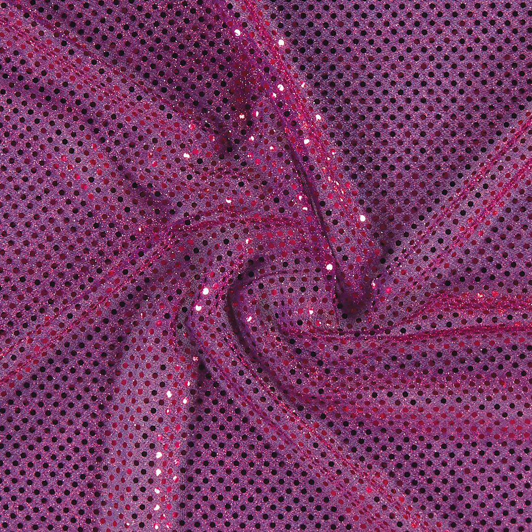 Billede af Strik med folie pailletter lilla 3mm