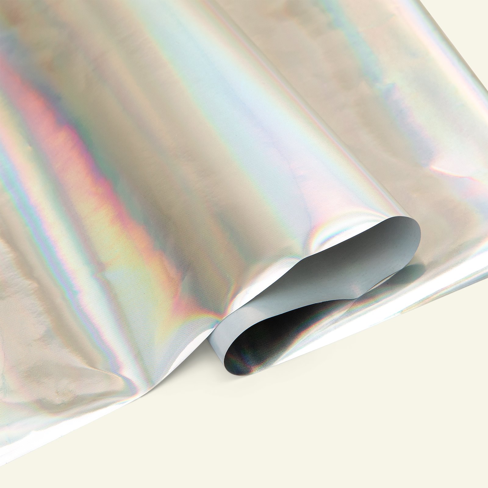 Strygestof 25x30cm holografisk sølvfv. 28110_pack