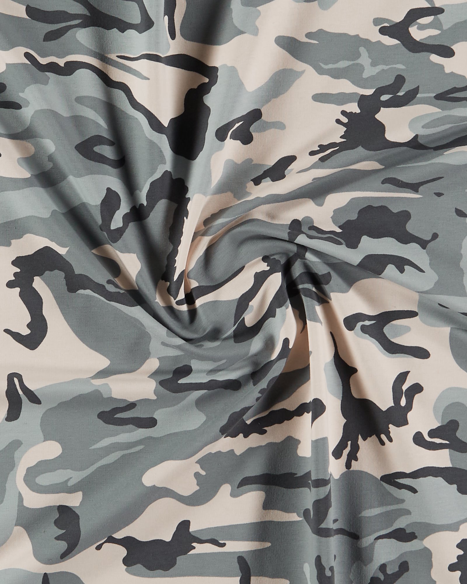 Sweatshirt grå camouflage borstad 211933_pack