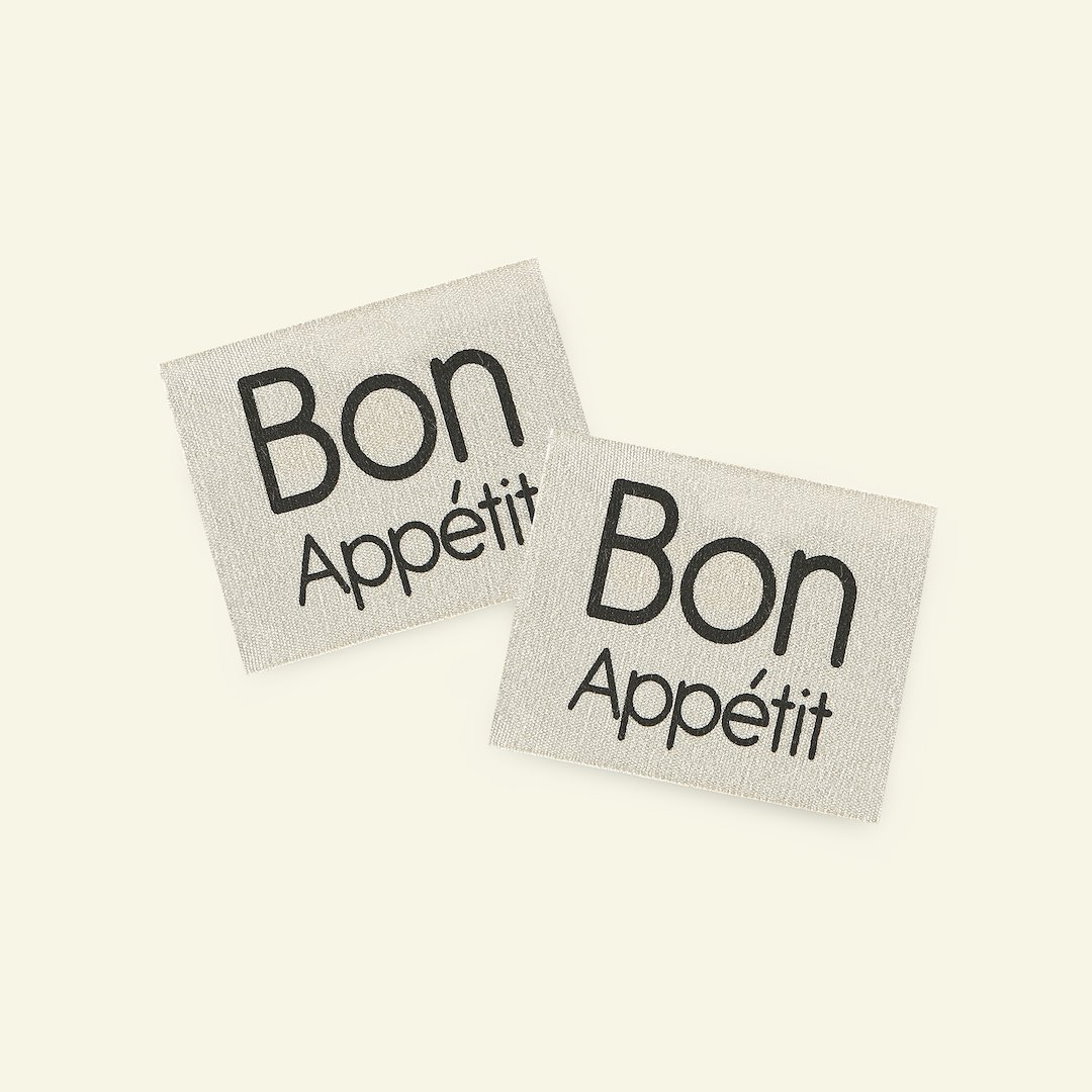 Se Symærke Bon Appétit 55x55mm natur 2stk hos Selfmade