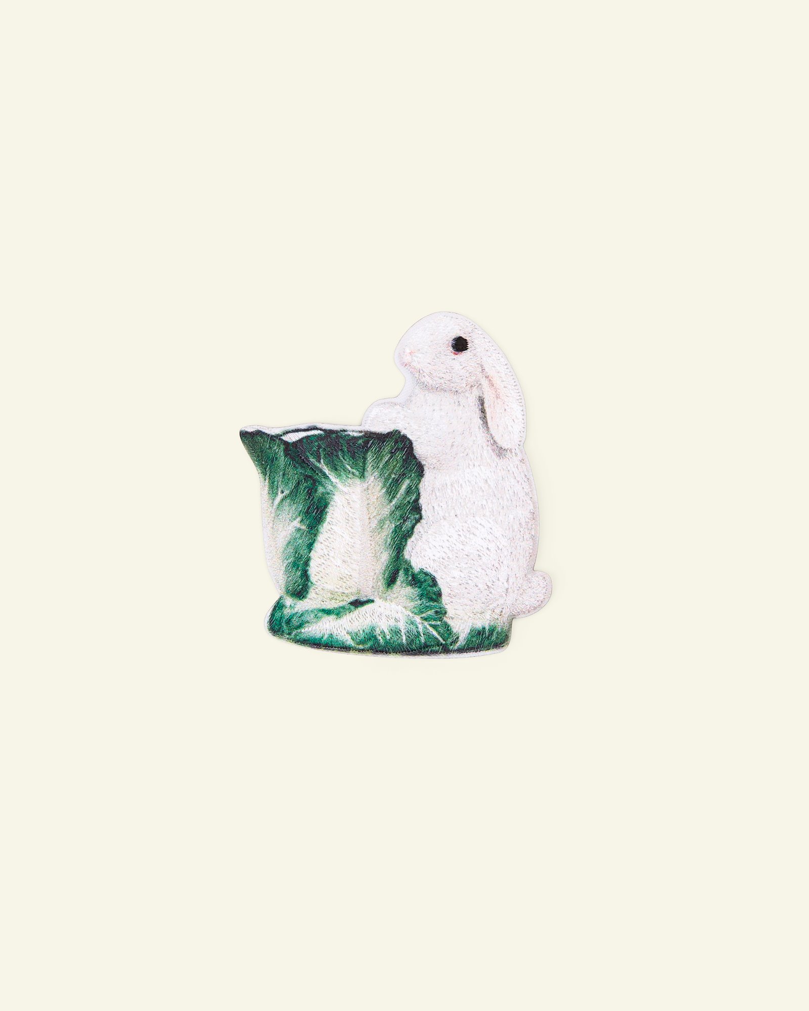 Symærke kanin/kål 63x65mm hvid/grøn 1stk 24850_pack
