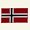 Symærke norsk flag 68x38mm