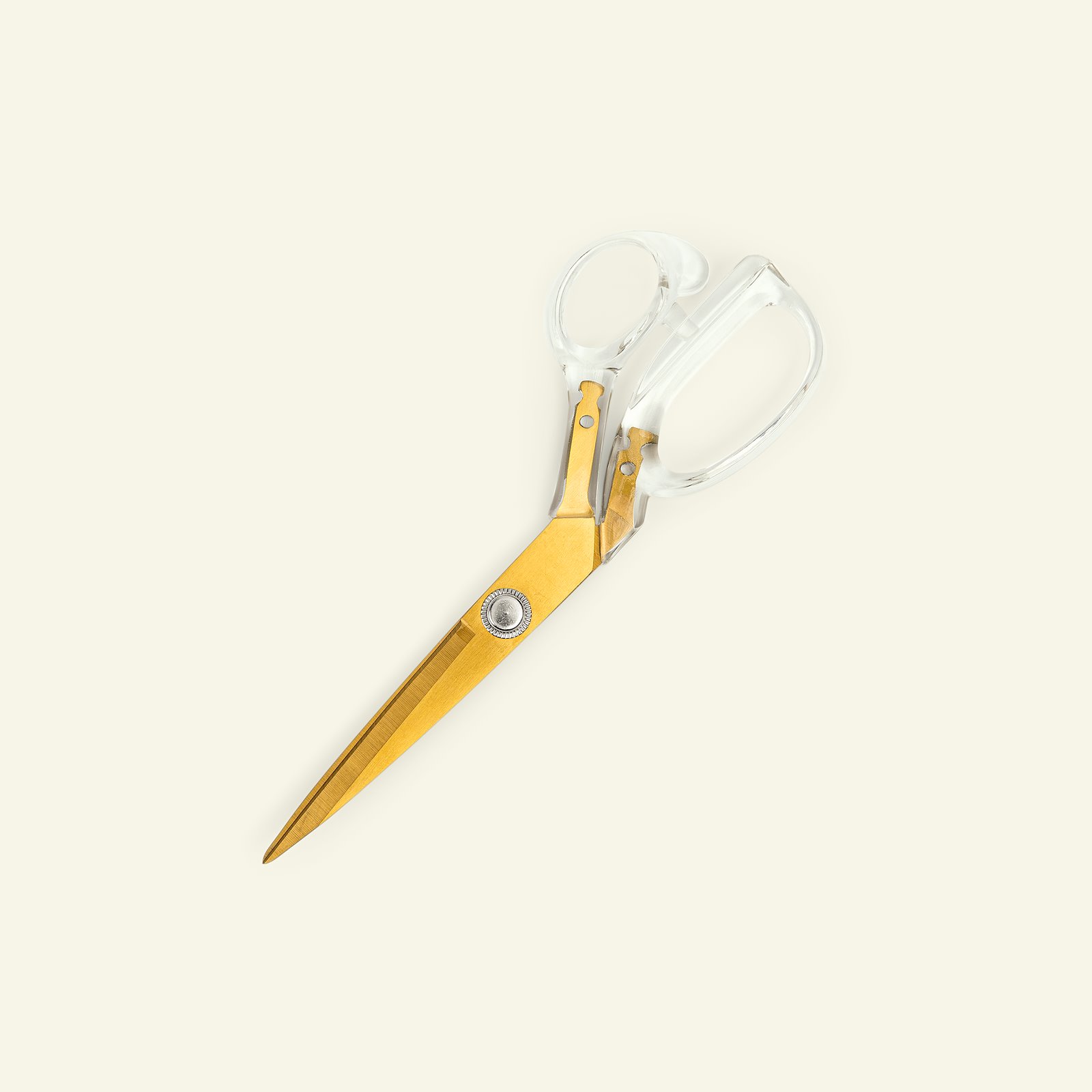 Tailors scissors 20cm gold/transpar. 1pc 42006_pack