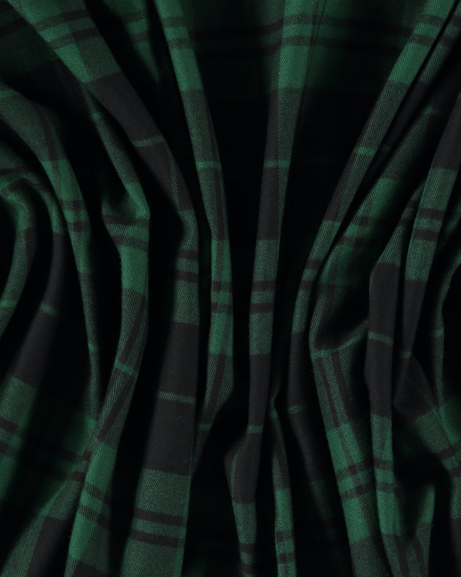 Tartan green/black cotton 501809_pack