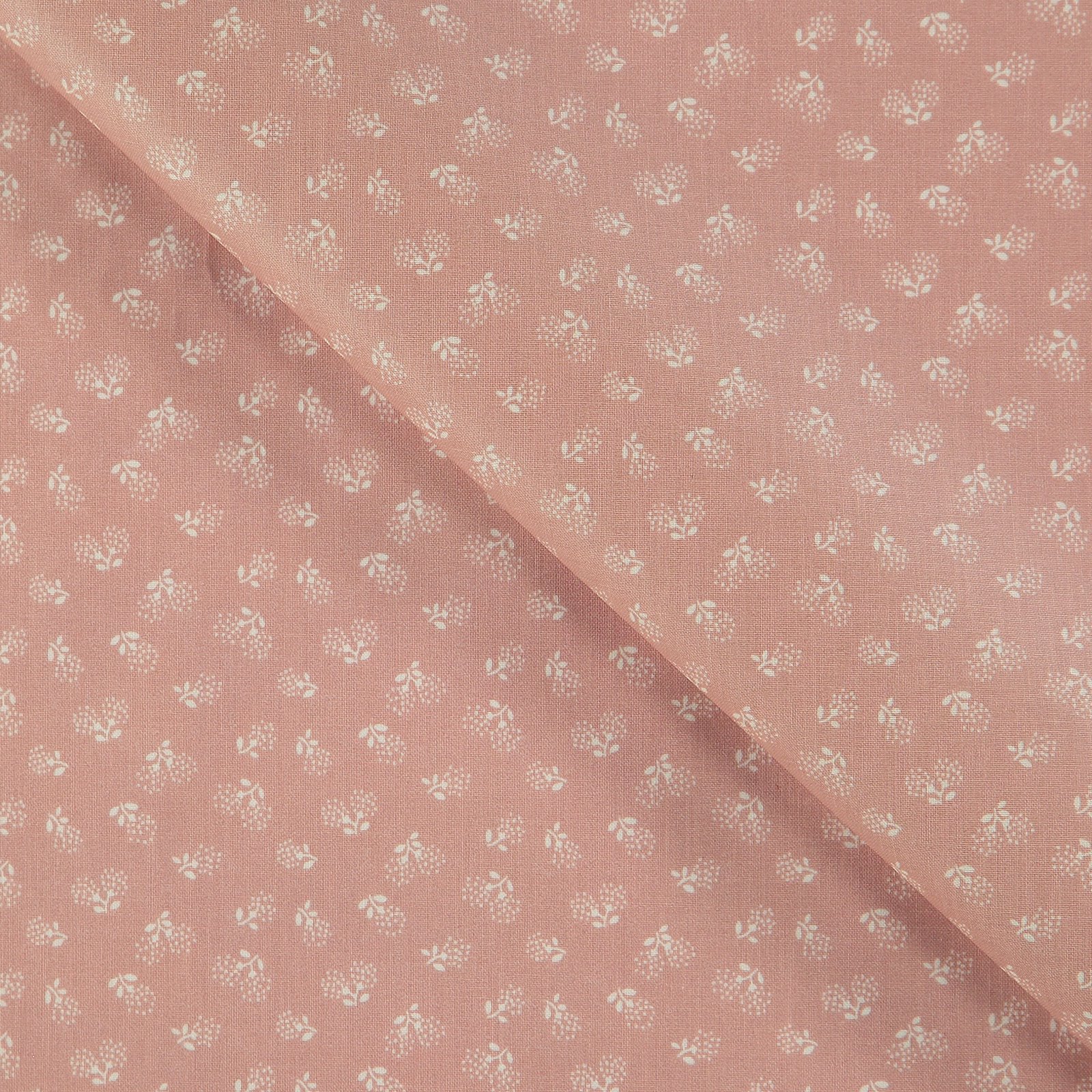 Tekstilvoksduk støvet rosa med blomster 866138_pack