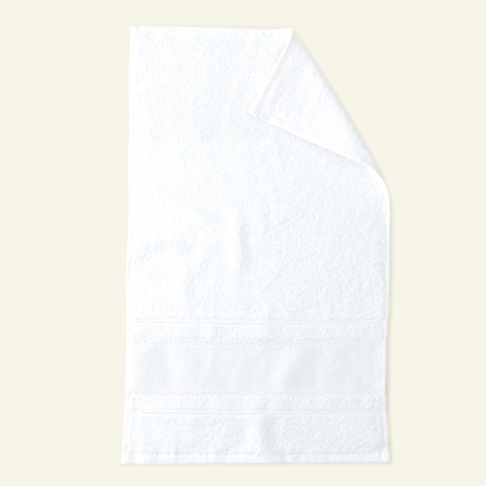 Terry towel w/Aida border 30x50cm white 98303_pack
